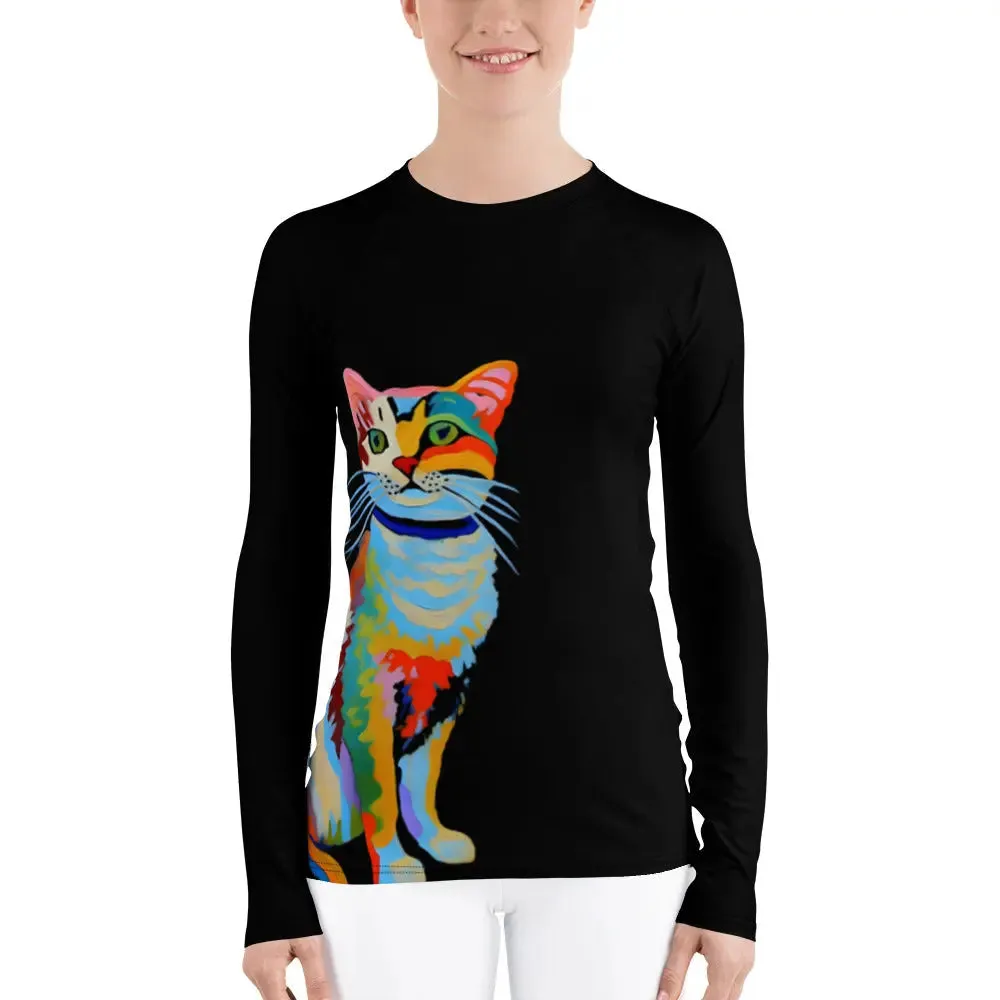 "Cat Lovers" Collection - Women's Rash Guard
