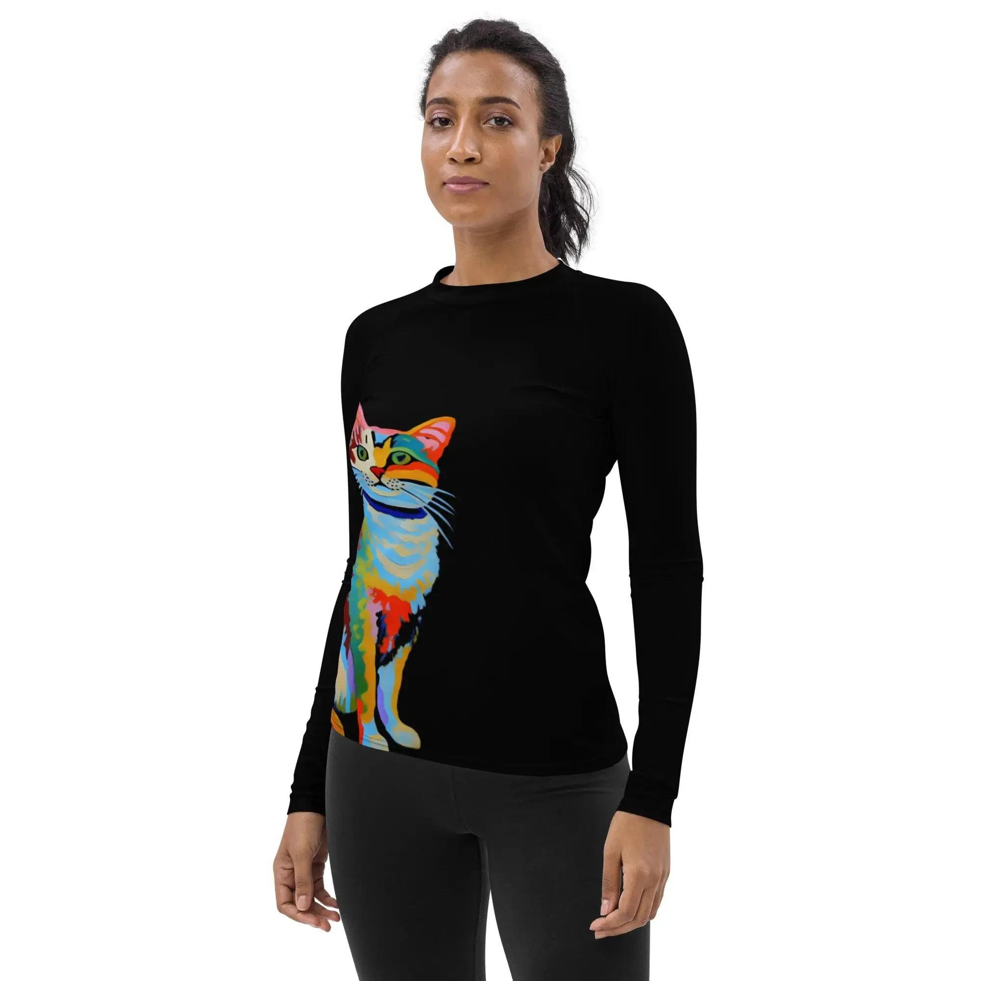 "Cat Lovers" Collection - Women's Rash Guard