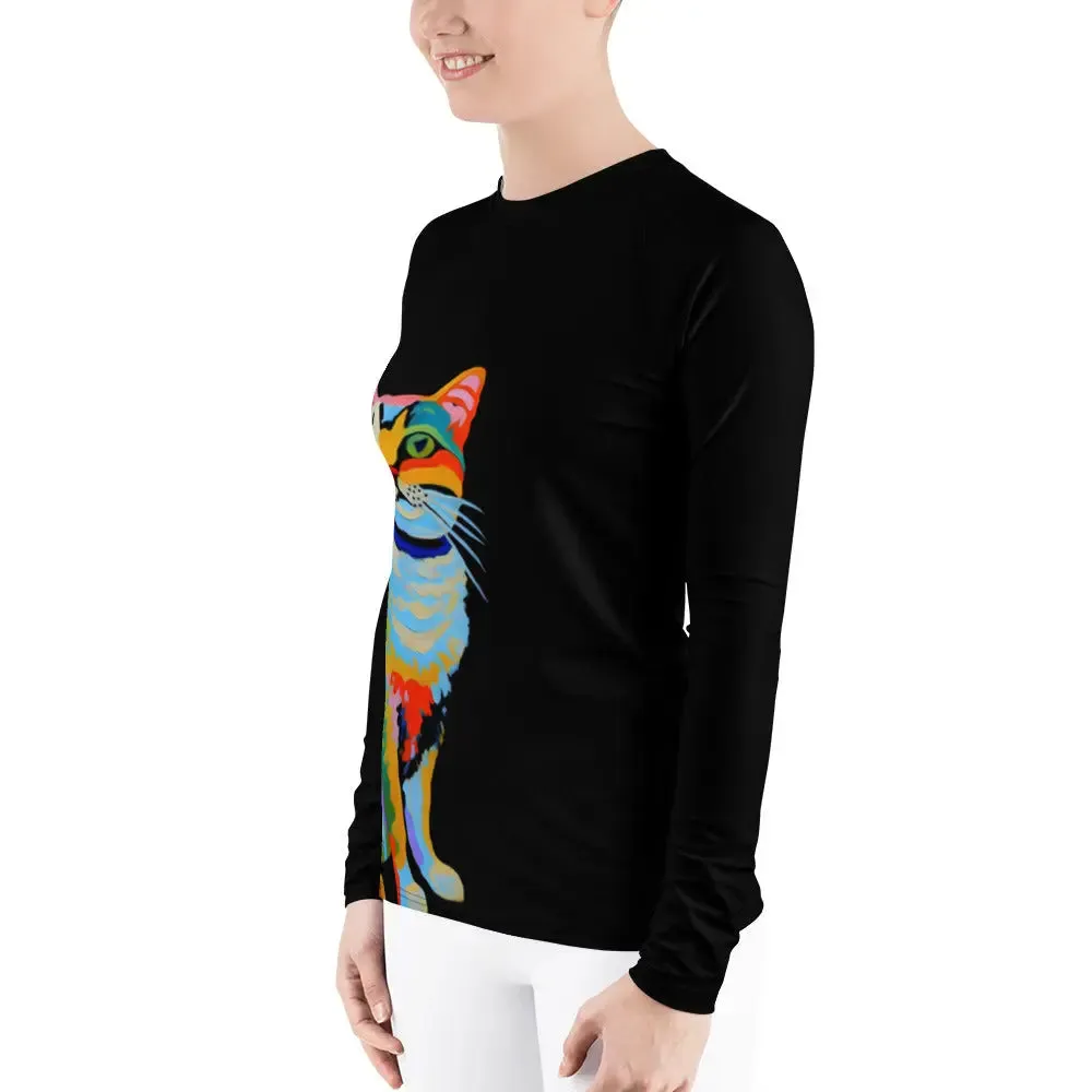 "Cat Lovers" Collection - Women's Rash Guard