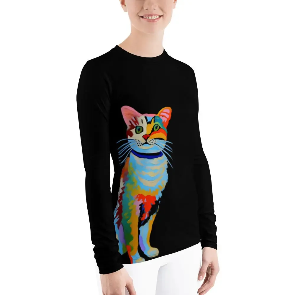 "Cat Lovers" Collection - Women's Rash Guard