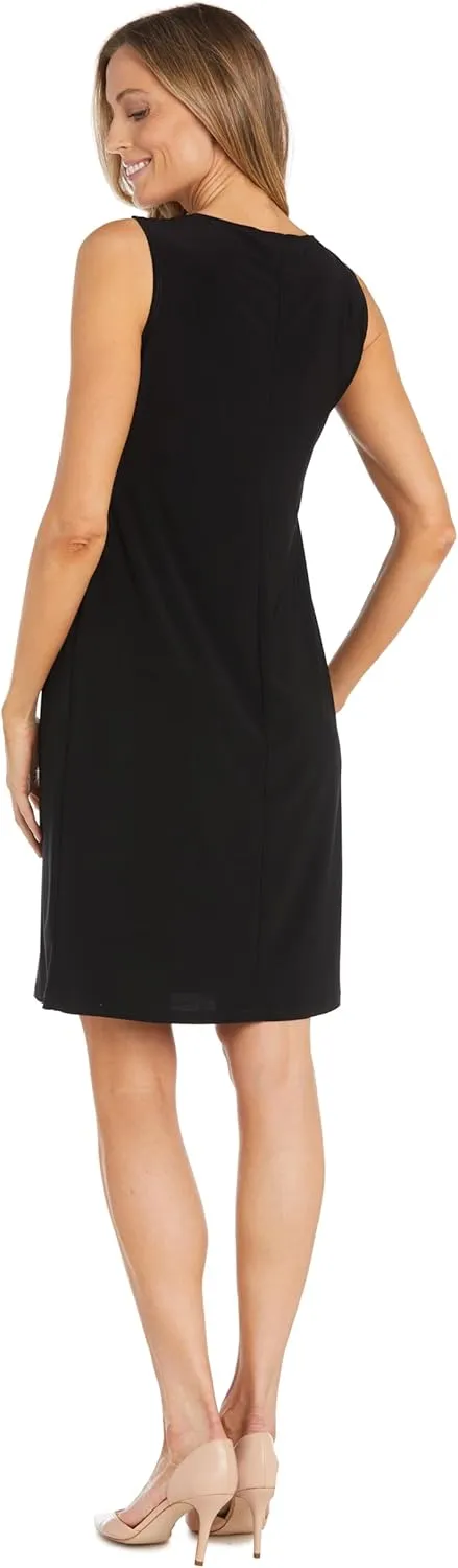 R&M Richards Womens 2PC Printed Two Piece Dress