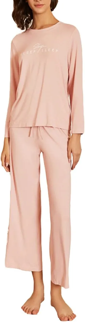 Richie House Women's Knit Two-Piece Sleepwear Pajama Set RHW2912