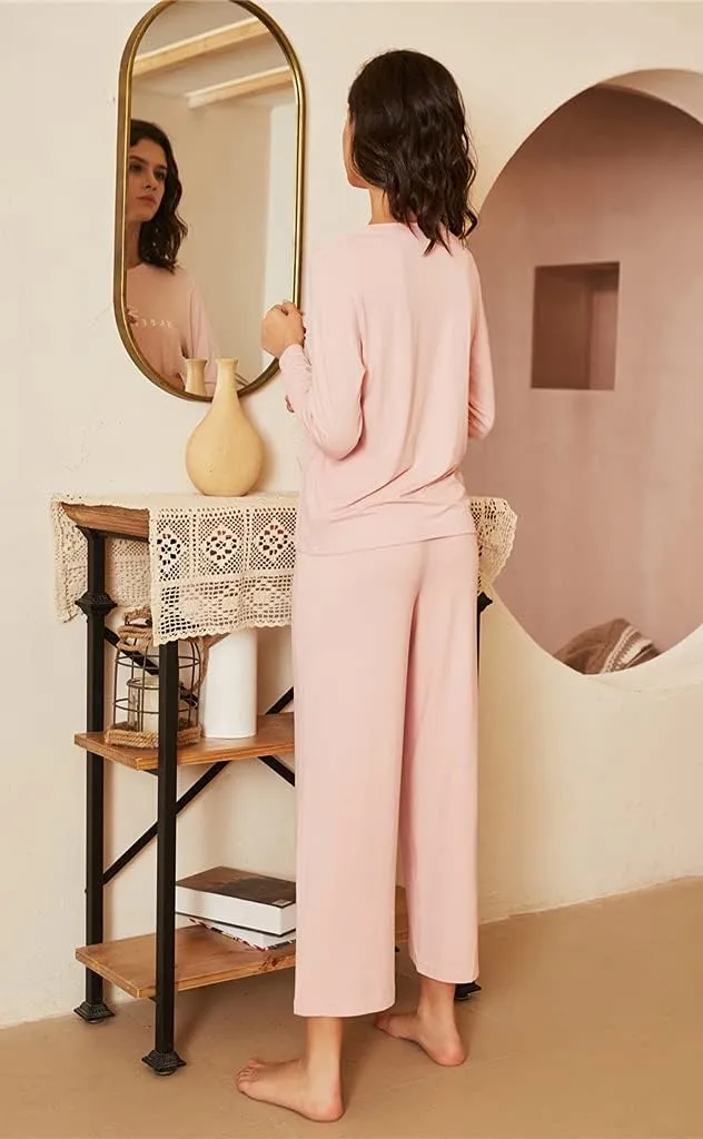 Richie House Women's Knit Two-Piece Sleepwear Pajama Set RHW2912