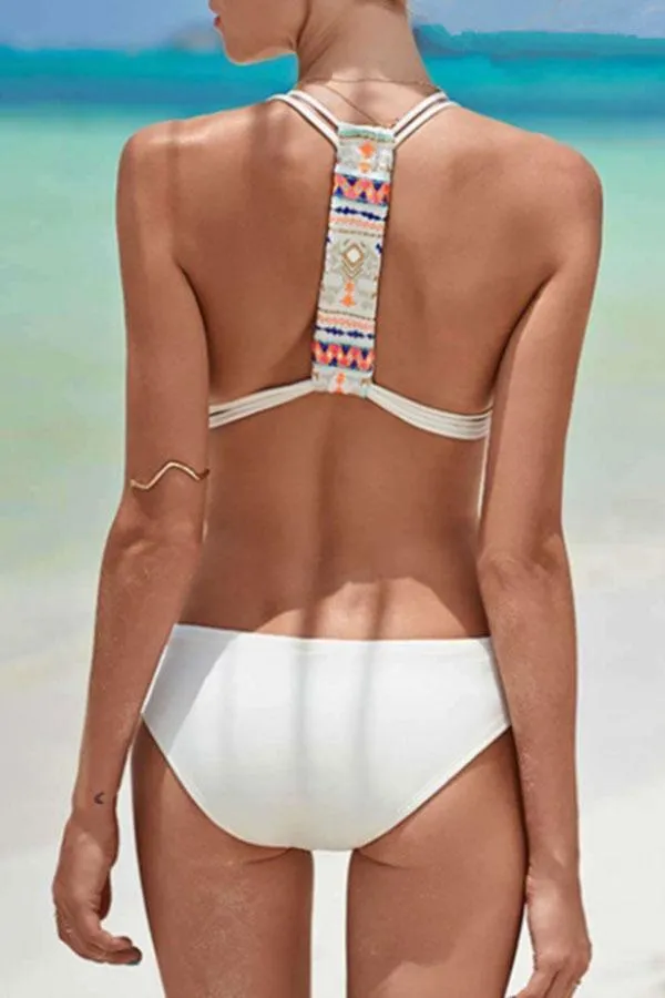 Sexy Deep V Neck One Piece Swimwear