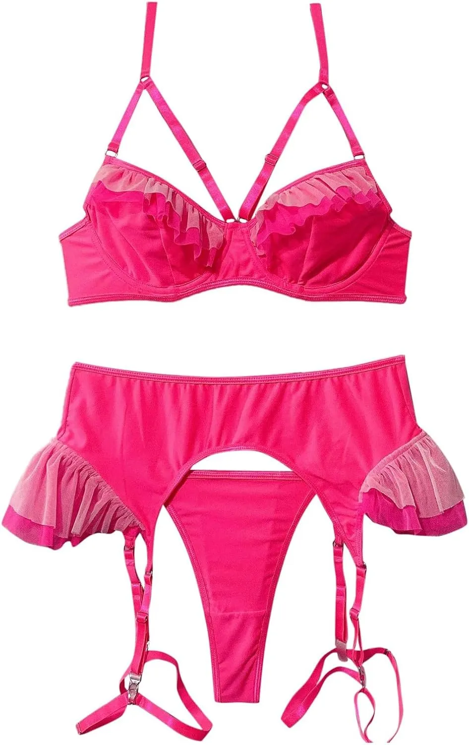 Sexy Lingerie for Women Sexy Women's Bodysuit Two Piece Set