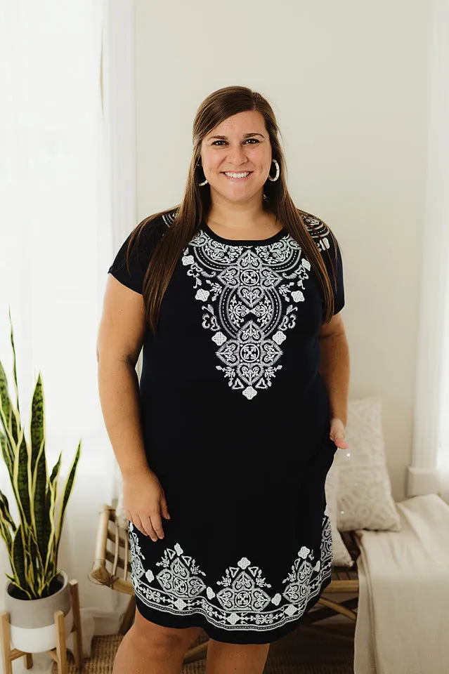 Short Damask Dress