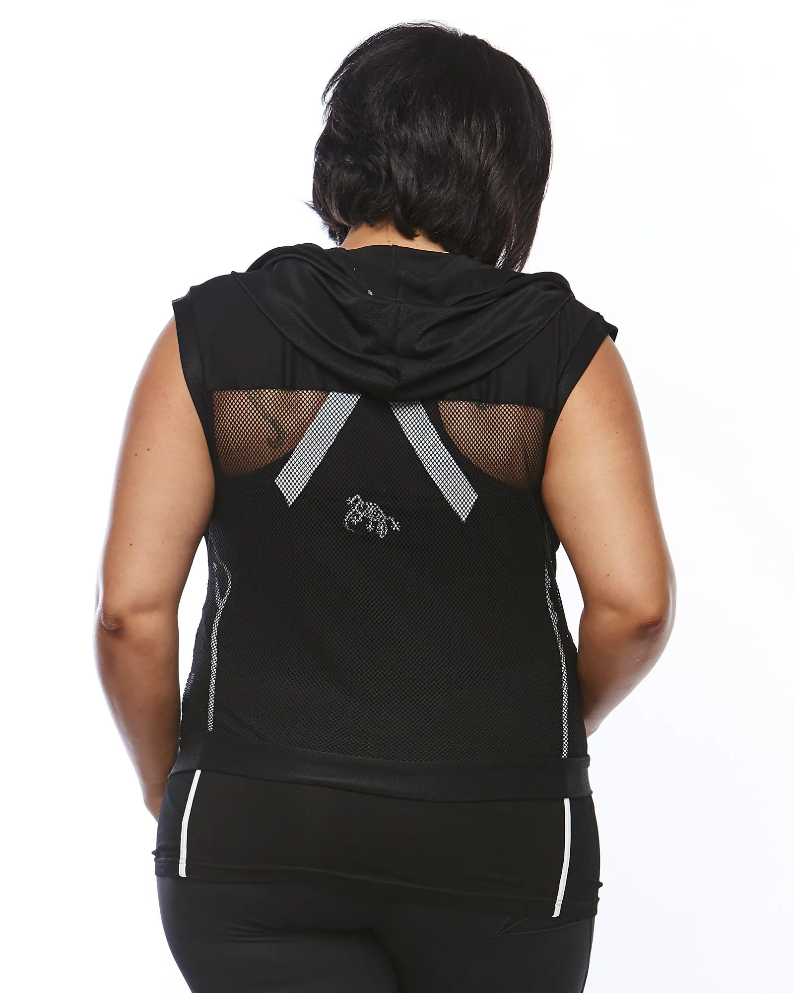 Slingback Mesh Hoodie