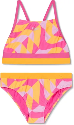 Speedo Girl's Swimsuit Two Piece Bikini Set