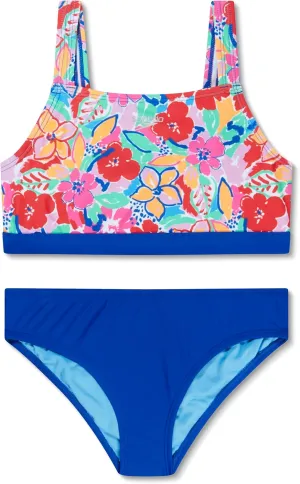 Speedo Girl's Swimsuit Two Piece Bikini Set