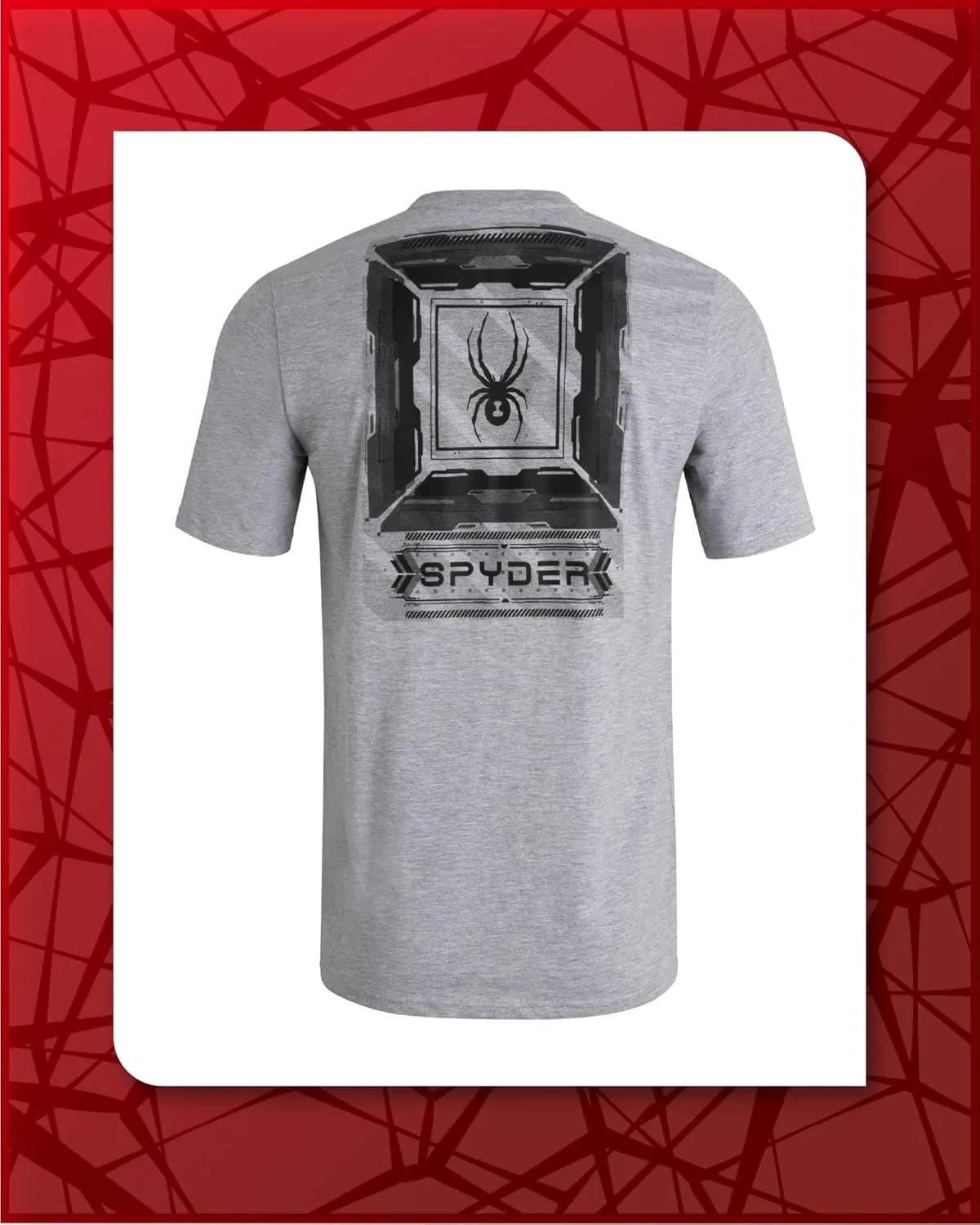 Spyder Mens Graphic T-Shirts - Soft Cotton Blend Classic Crewneck Short Sleeve Shirts for Men, Casual Shirts for Daily Wear