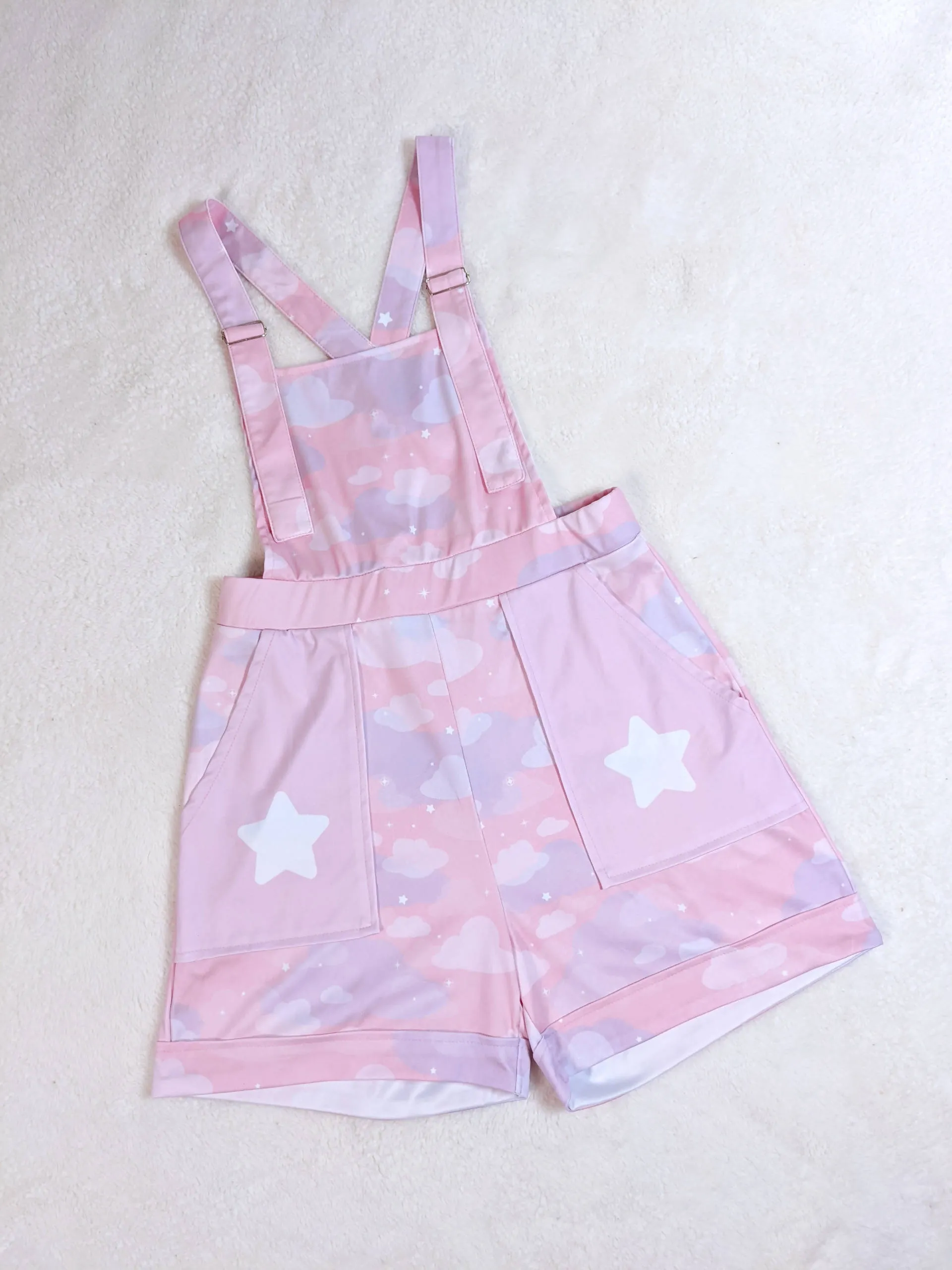 Starcrossed Skies Pink Romper
