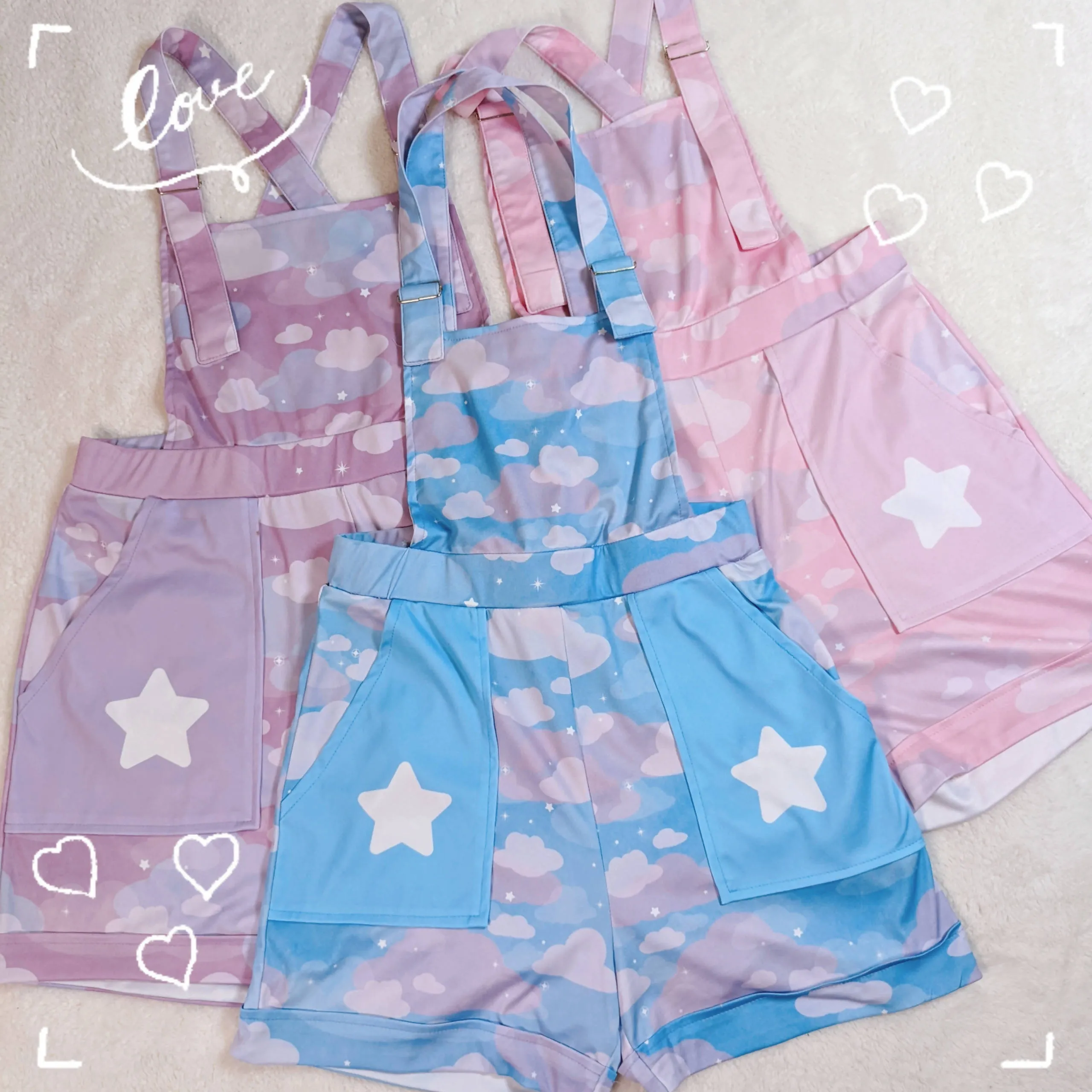 Starcrossed Skies Pink Romper