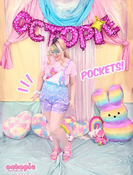 Starry Eyes Overall Shorts