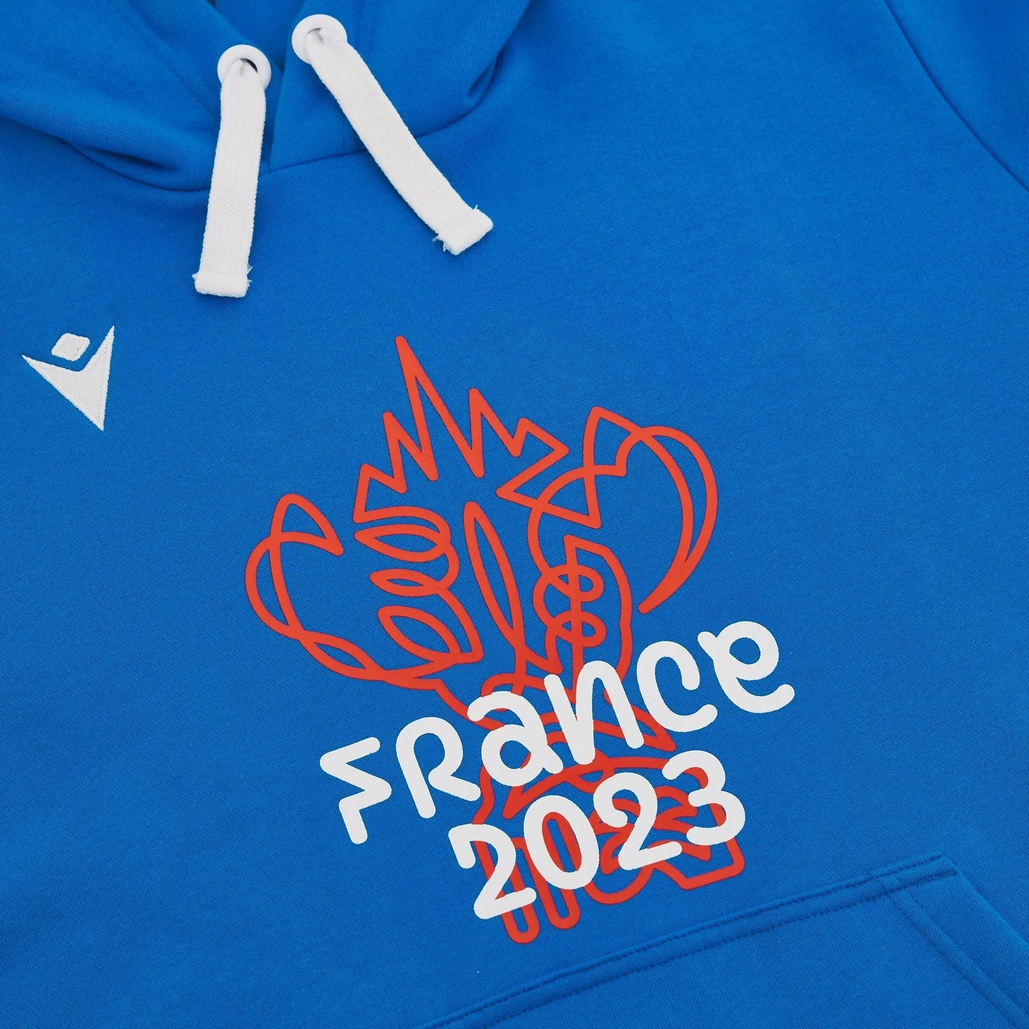 Sweat à capuche bleu & drapeaux RWC France 2023