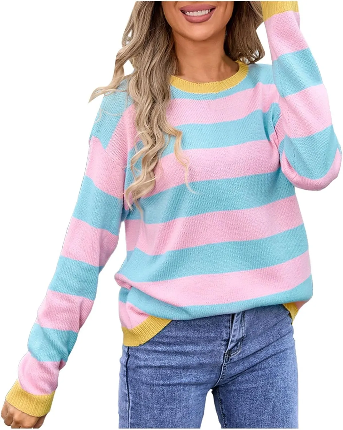 Trendy Sweatshirts Oversized for Women Hoodies Orange and White Long Sleeve Cropped Pullover Funny Loose Fit Outfit