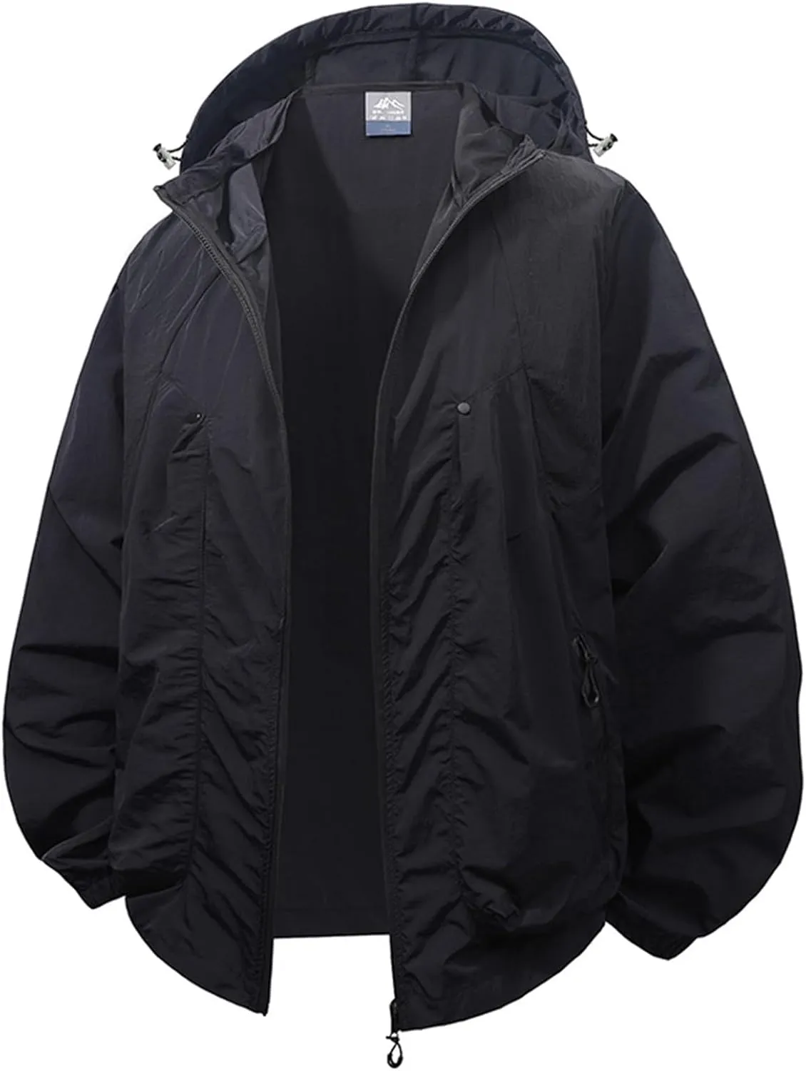 Upf 50 Long Sleeve Men Lightweight Waterproof Outerwear Sun Protection for Fishing Golf Hiking Outdoor Work Outerwear