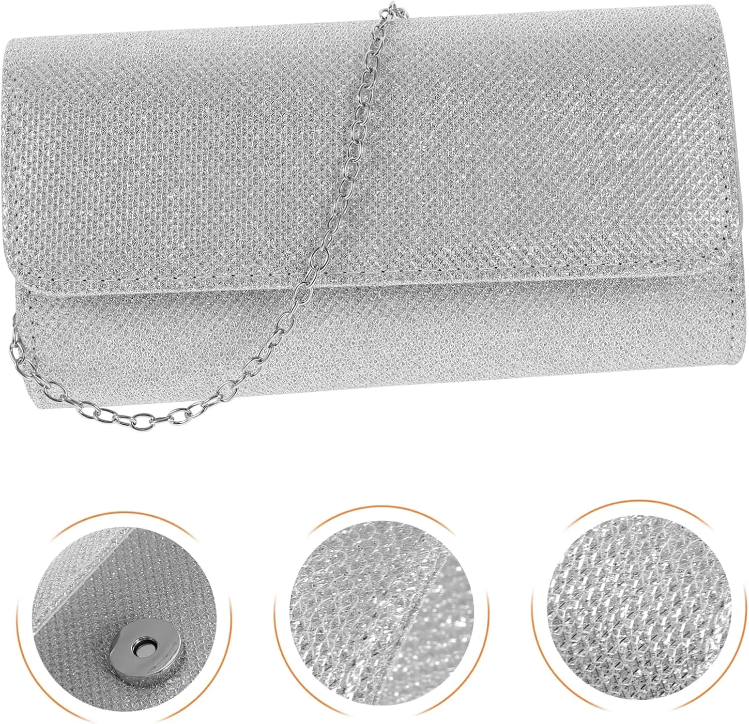 VALICLUD Handbag Evening Bag for Evening Bag Women's Evening Bag Purses Women's Carry Bag Women's Purse Evening Bag for Women Purse for Party Acrylic Shoulder Strap Gift Bag