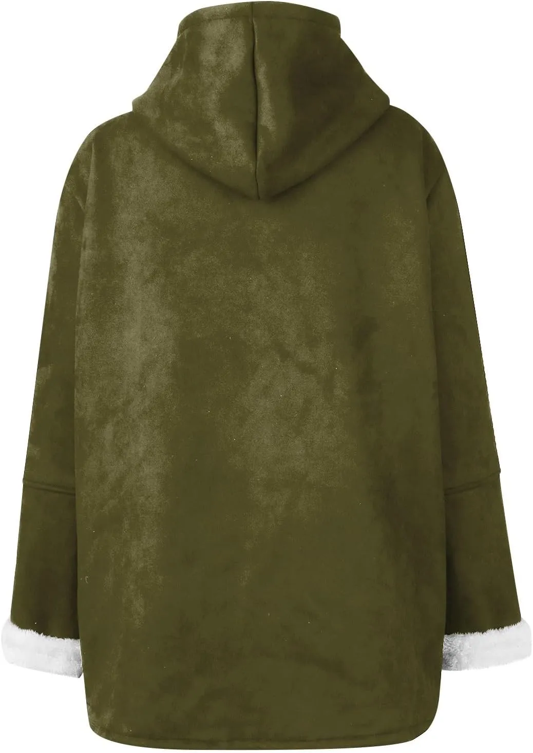Winter Coats for Women 2023,Fuzzy Fleece Lined Sherpa Jacket Lapel Button Down Long Warm Parka Outerwear