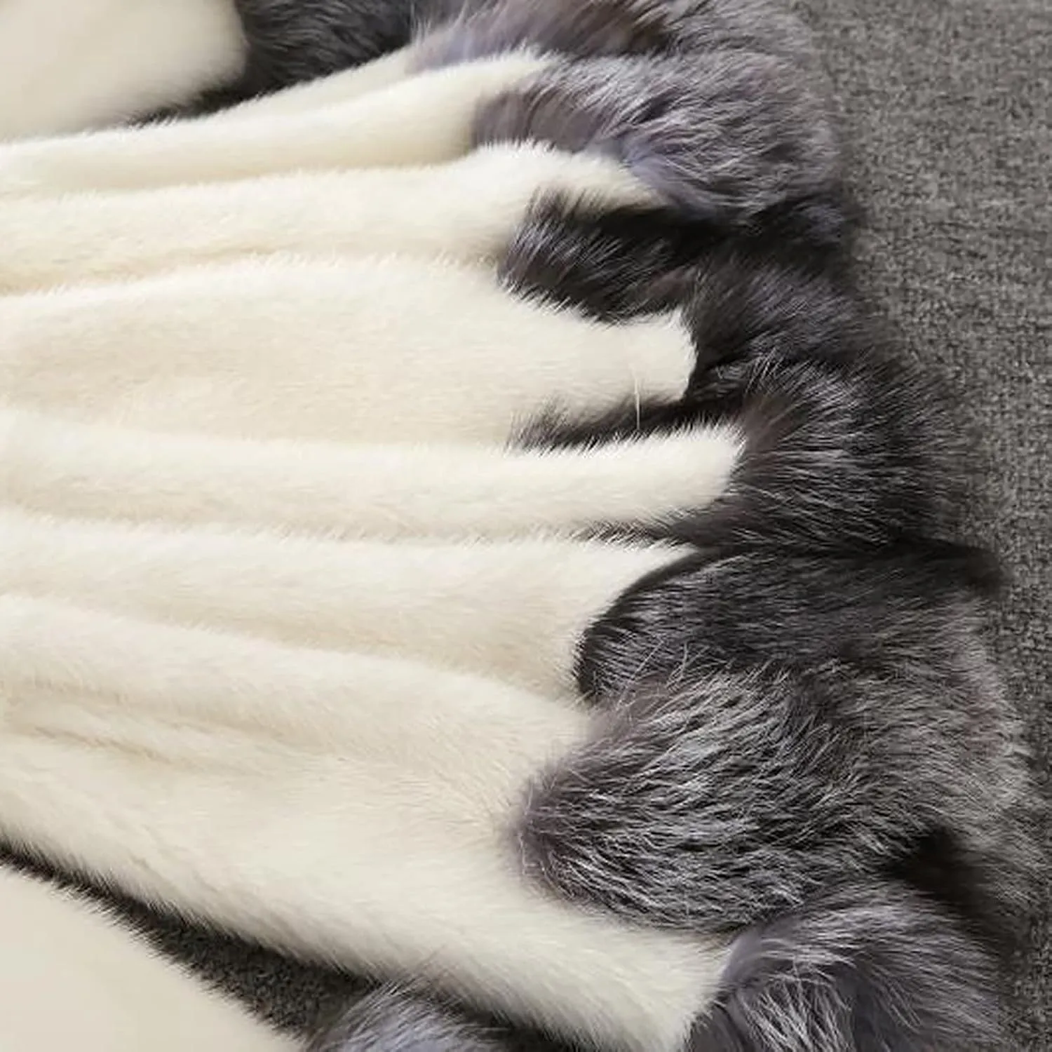 Women Bride Wedding Party Jacket Faux Fur Coats Fleece Fuzzy Overcoat Winter Thick Hooded Jackets Open Front Cardigan