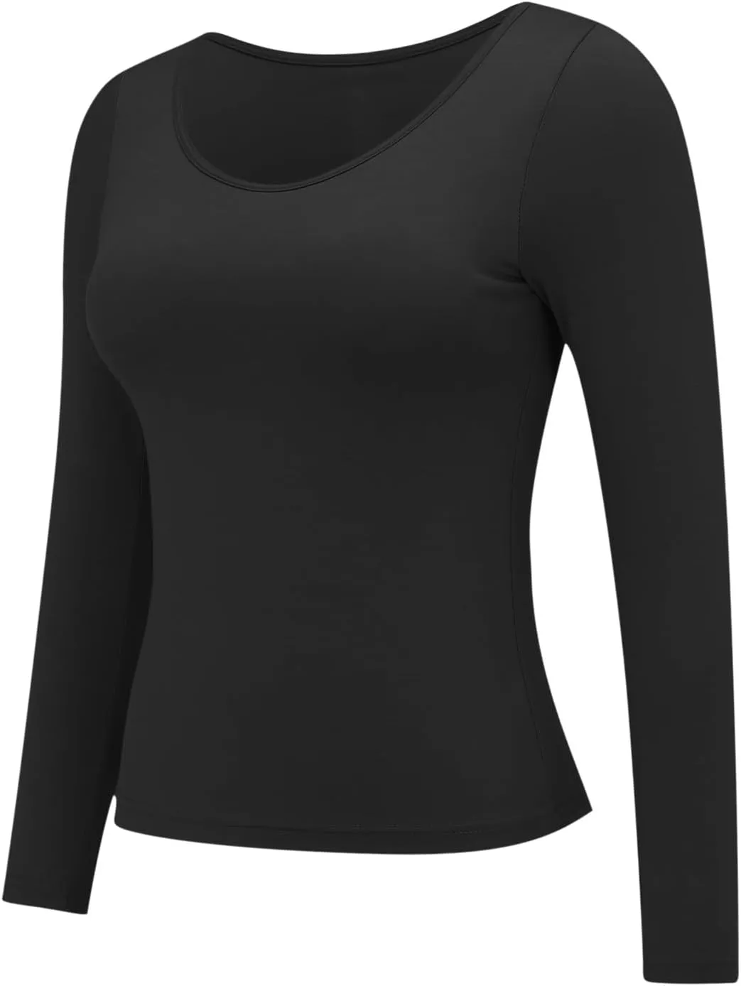 Women Soft Pajamas Comfy Loungewear Nightshirt with Built In Bra Long Sleeve Sleep T Shirt Tops Sexy ounge Pajama