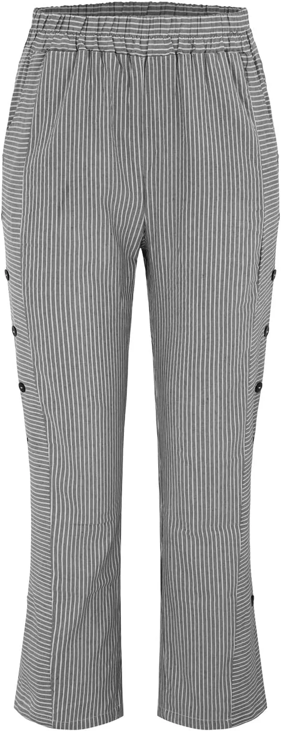 Women Summer Cotton Linen Palazzo Pants Cotton and Linen Casual Pants Comfy High Waisted Ladies Sweatpants Womens