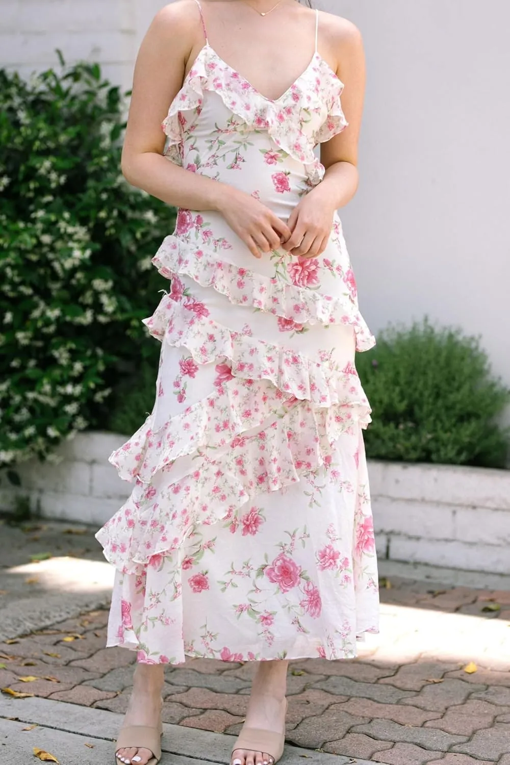 Women Summer Floral Bodycon Maxi Dress Halter Neck Sleeveless Backless Long Dresses Y2k Cocktail Party Sundress