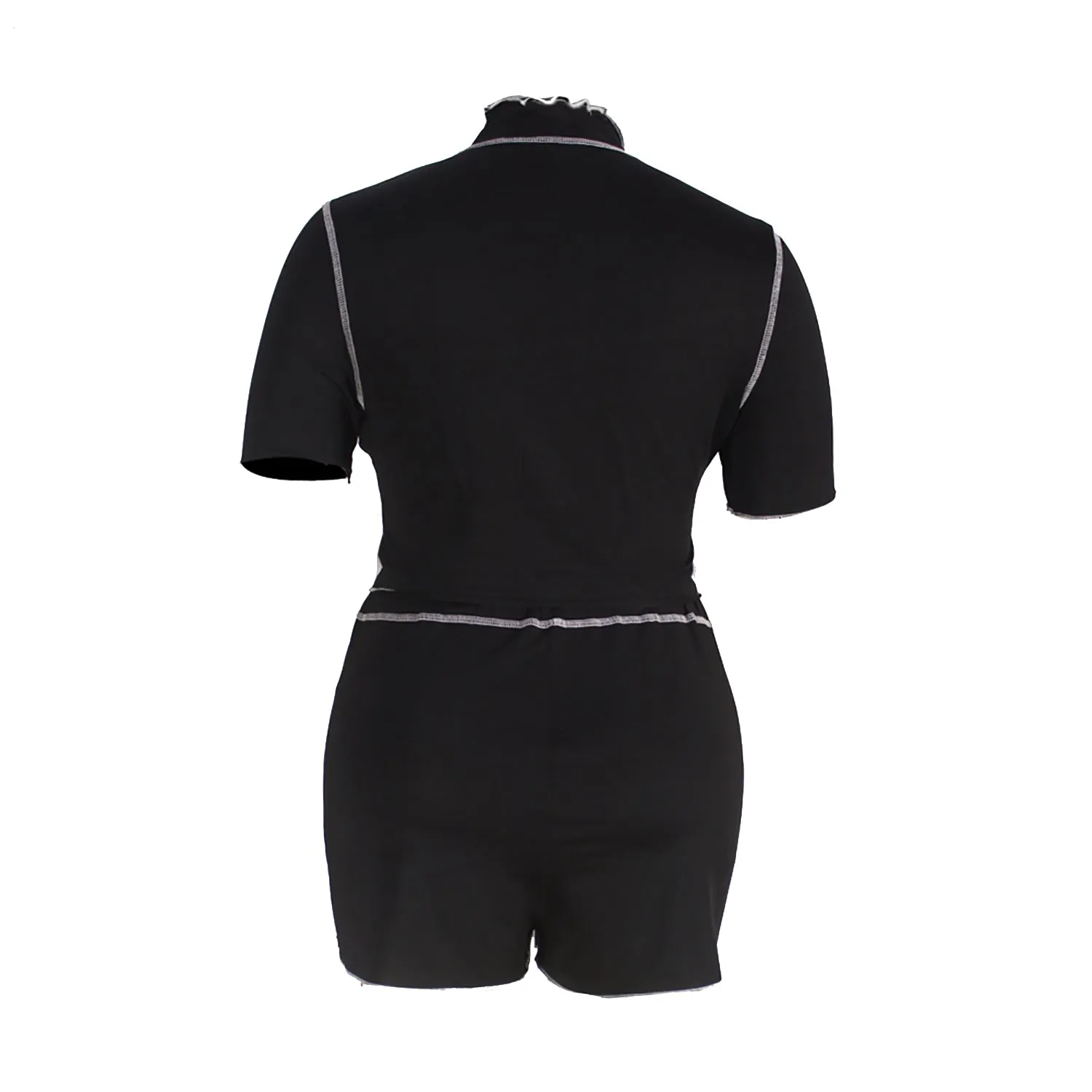Womens 2 Piece Plus Size Outfit Short Sleeves Tracksuit Leisure Jogger Sportswear Set Activewear
