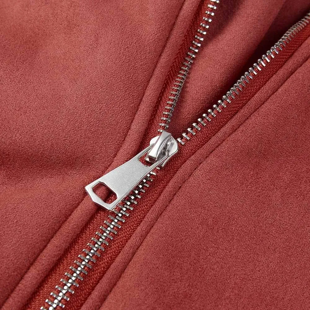 Womens Classic Zipper Fleece Coat Long Sleeve Lapel Outwear Comfort Warm Soft Overcoat with Pocket Home Outdoor Clothes