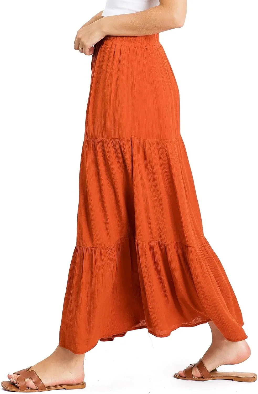 Women's Juniors Boho Maxi Skirt
