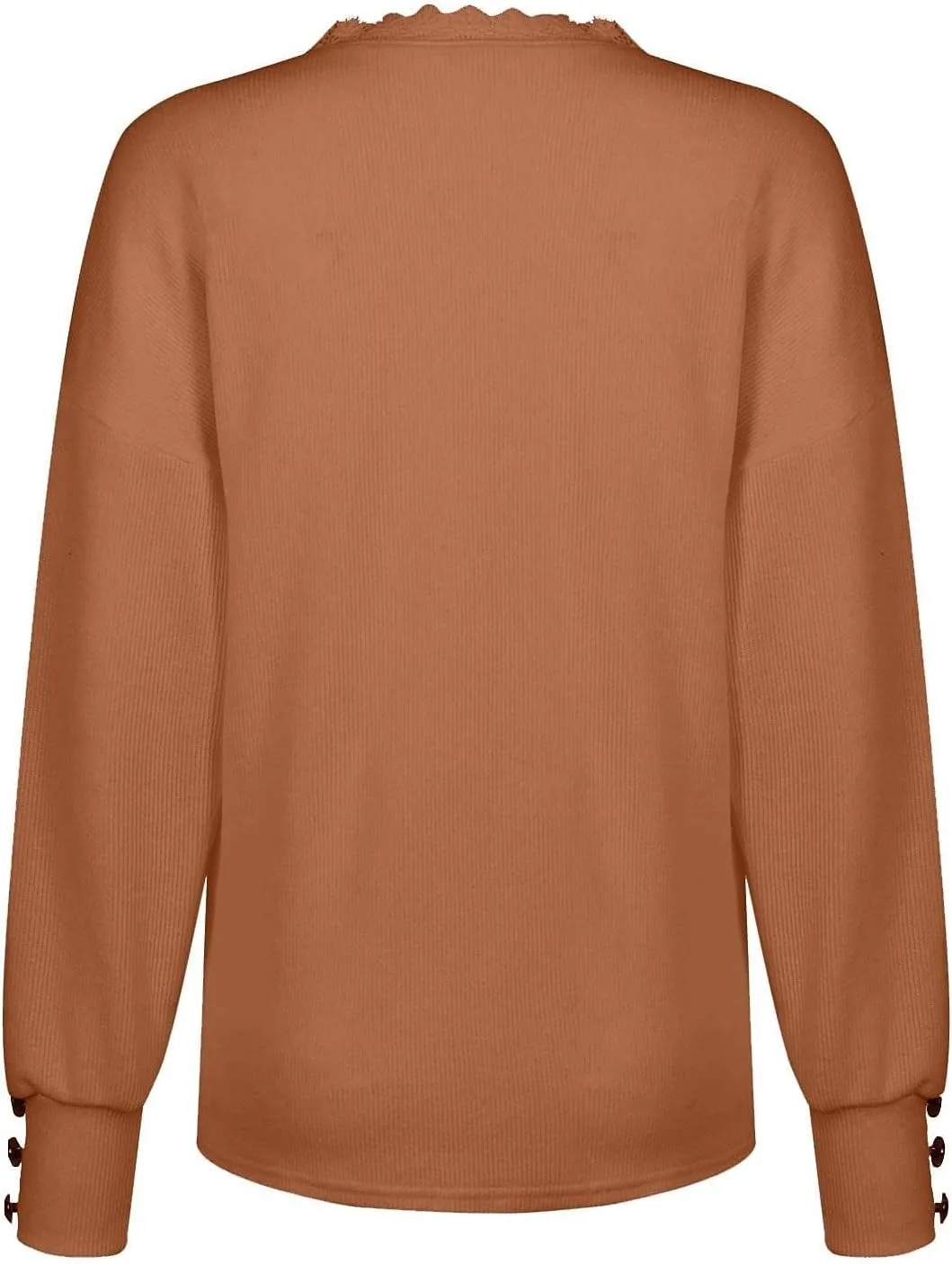 Womens Sweaters Trendy Fashion Long Sleeve Shirts Crochet V Neck Knit Pullover Tops Outfits Fall 2024 Oversized