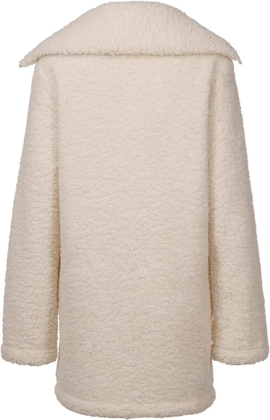 Womens Warm Winter Coats Fashion Faux Coat Cardigan Solid Lamb Cashmere Sherpa Jackets Long Sleeve Outerwear