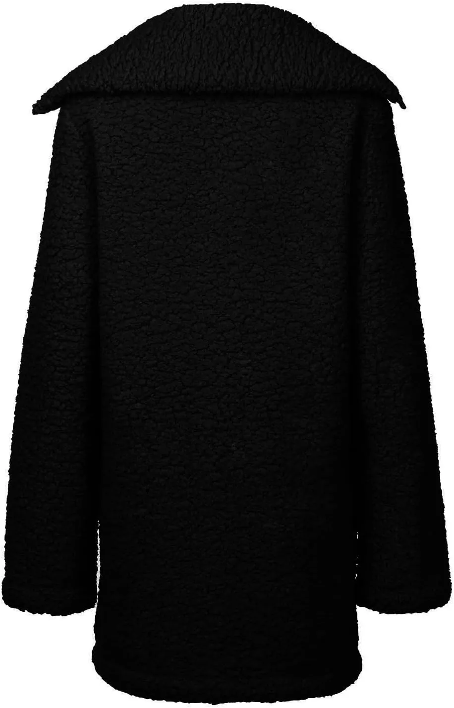 Womens Warm Winter Coats Fashion Faux Coat Cardigan Solid Lamb Cashmere Sherpa Jackets Long Sleeve Outerwear