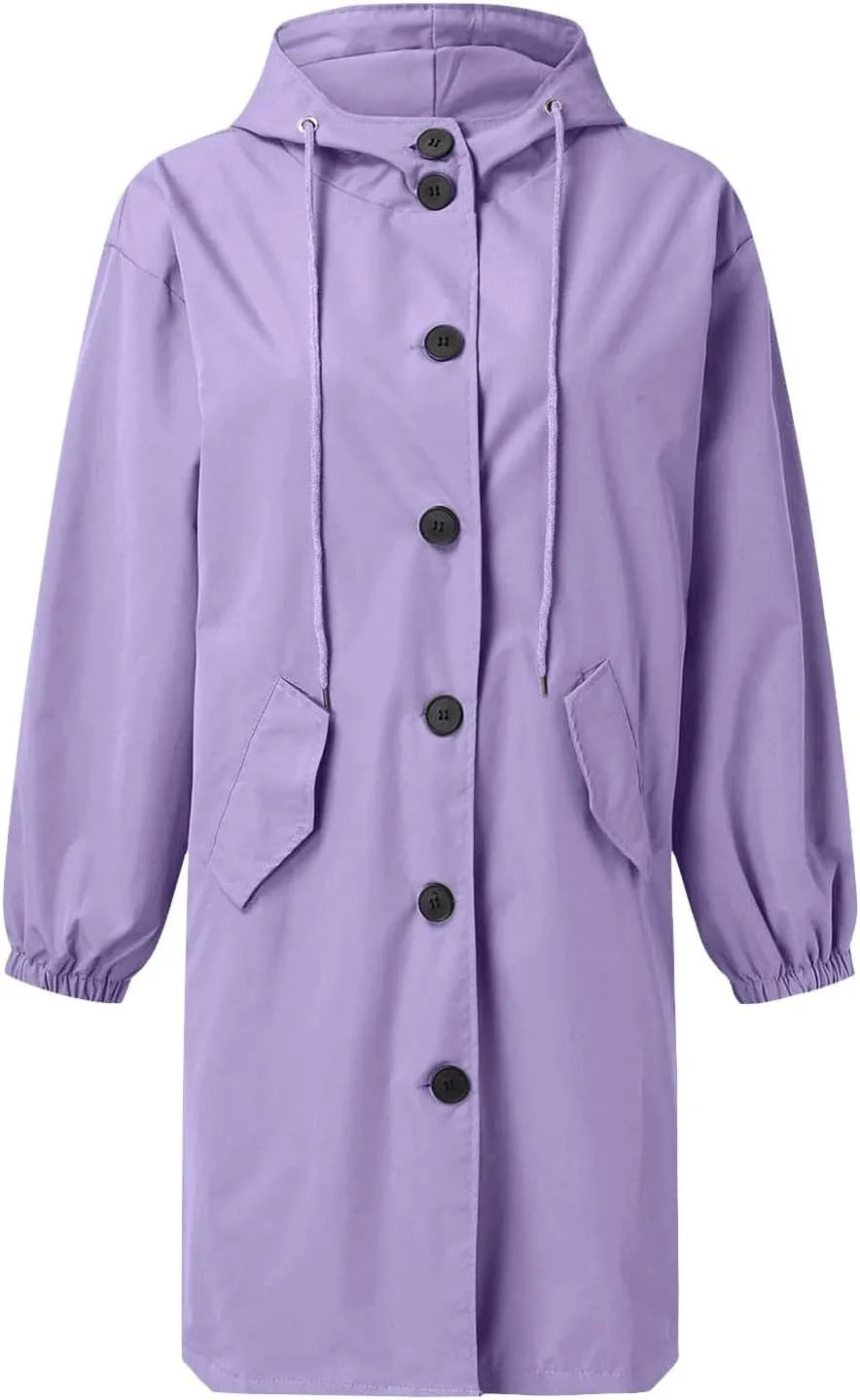 Women's Winter Overcoat Mid-Long Stand Collar Single Breasted Coat Outerwear