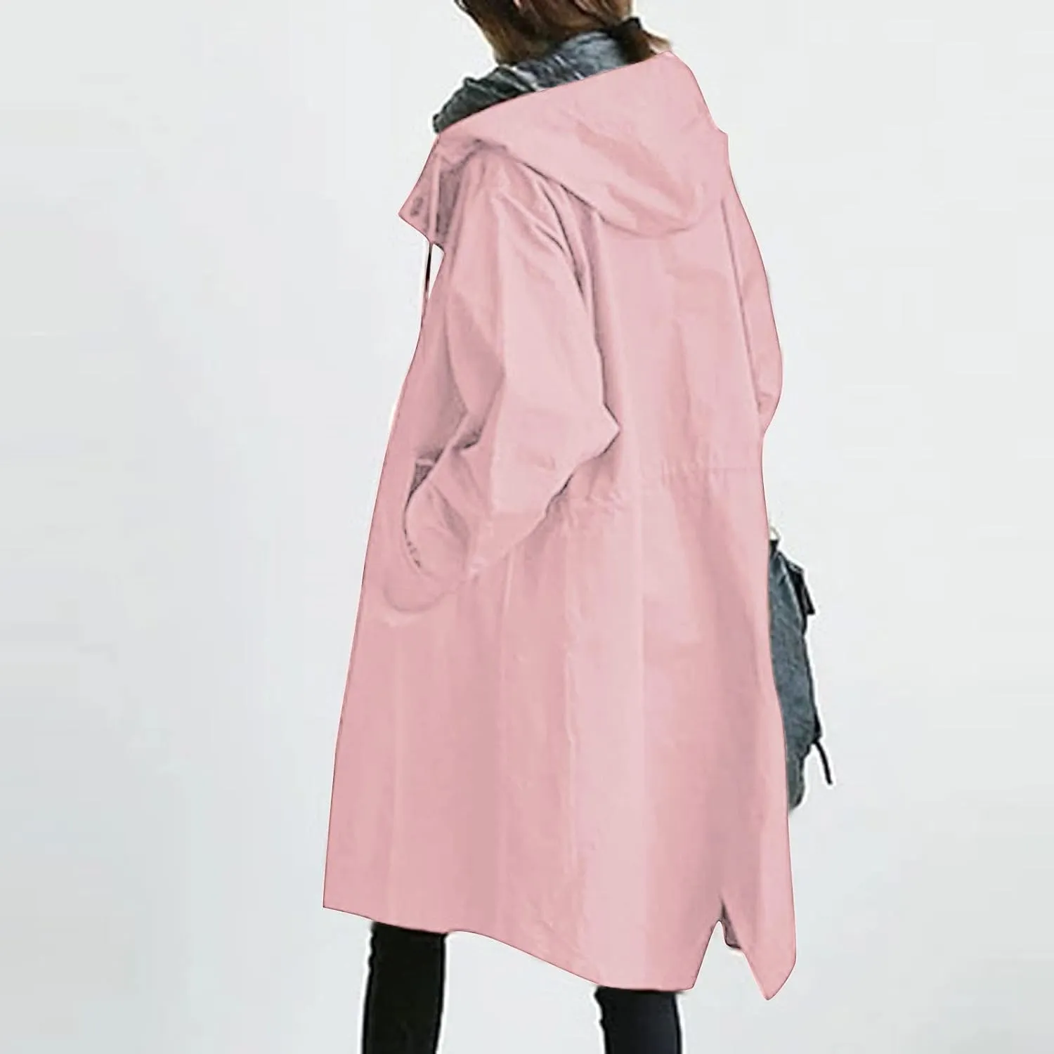 Women's Winter Overcoat Mid-Long Stand Collar Single Breasted Coat Outerwear