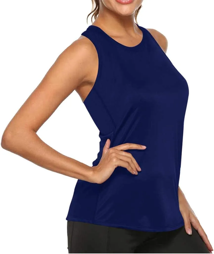 Workout Tank Tops for Women Upf50  Breathable Athletic Running Shirts Sleeveless Tank Yoga Tops Quick Dry Tank Top