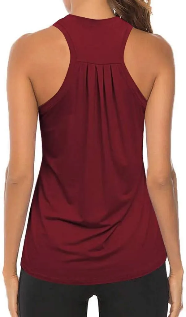 Workout Tank Tops for Women Upf50  Breathable Athletic Running Shirts Sleeveless Tank Yoga Tops Quick Dry Tank Top