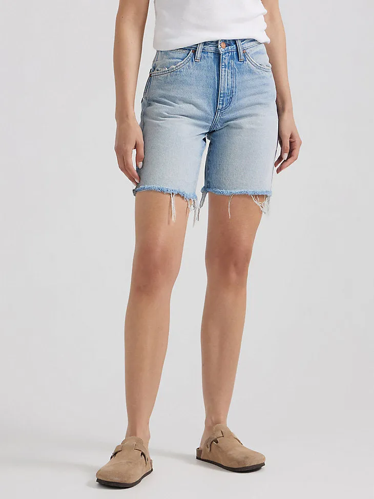 Wrangler Cowboy short Bermuda Sky Women's Shorts