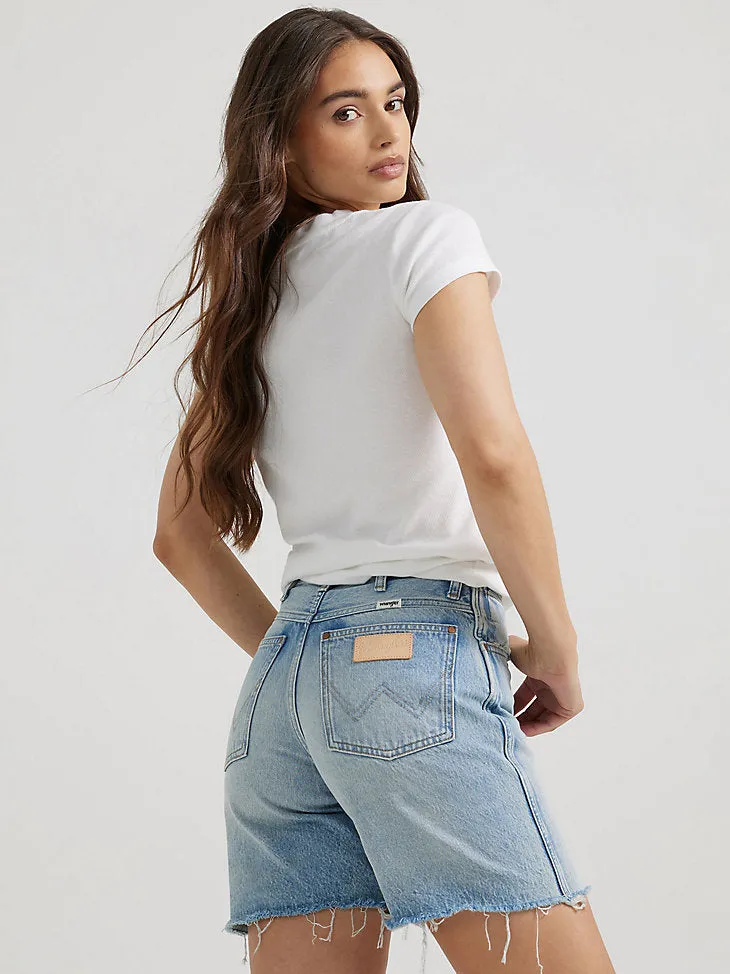 Wrangler Cowboy short Bermuda Sky Women's Shorts