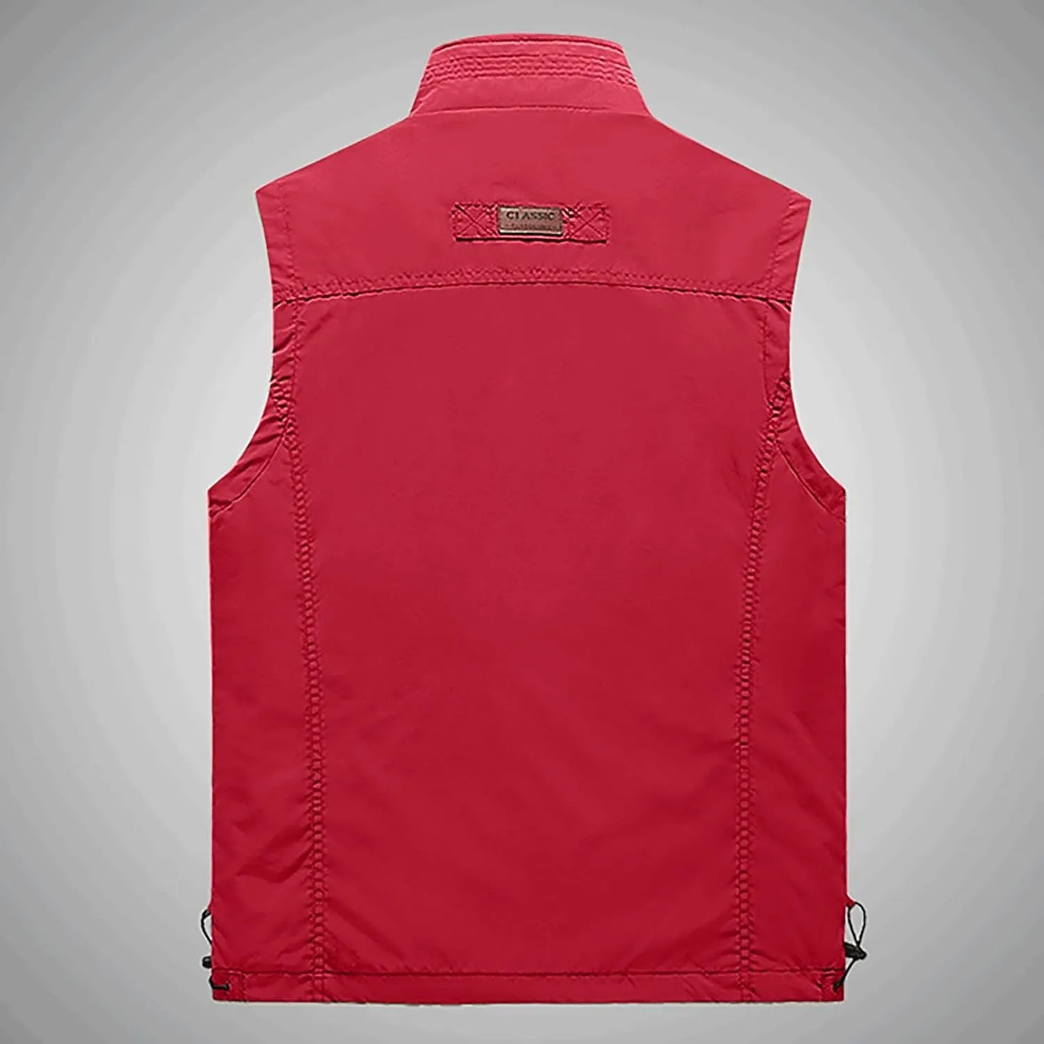 Ymosrh Men's Down Vest Puffer Vest Winter Outdoor Zipper Sleeveless Warm Puffey Jacket Vest, XL-4XL