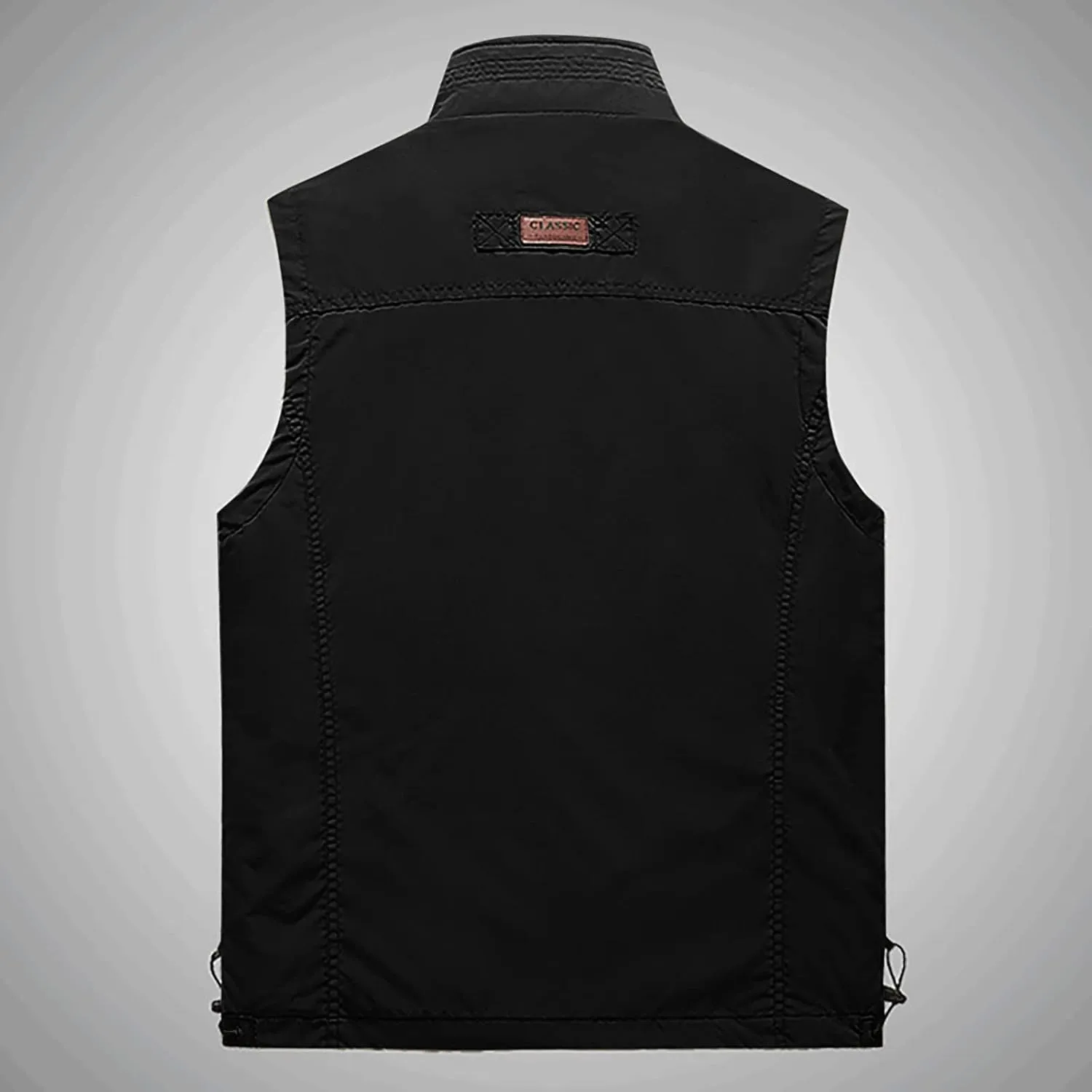 Ymosrh Men's Down Vest Puffer Vest Winter Outdoor Zipper Sleeveless Warm Puffey Jacket Vest, XL-4XL