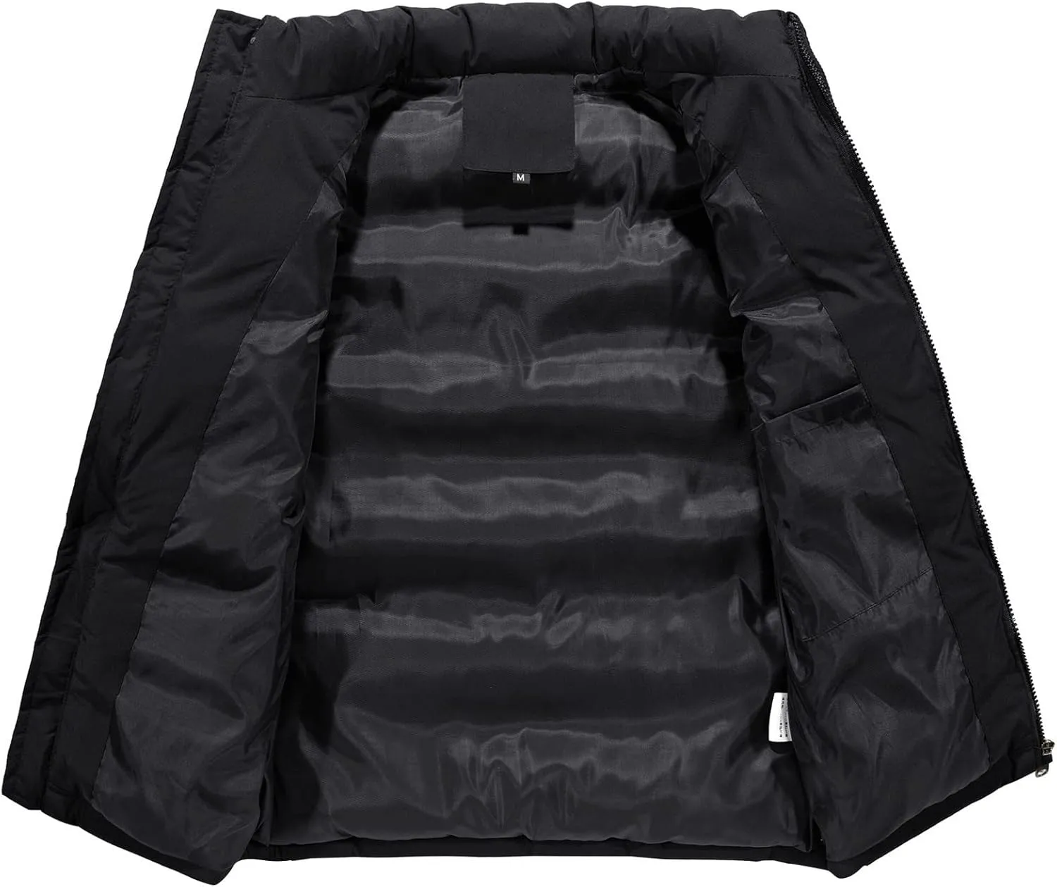 Ymosrh Men's Puffer Vest Outdoor Casual Stand Collar Vests Padded Jacket Coat Lightweight Vests, S-5XL